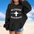 thumbnail image 1 of Tfken Toddler Children Girls Sweatshirt Long Sleeve Cross Print Tops Daily Wear Breathable Hoodies Size 2-3 Years Black, 1 of 4