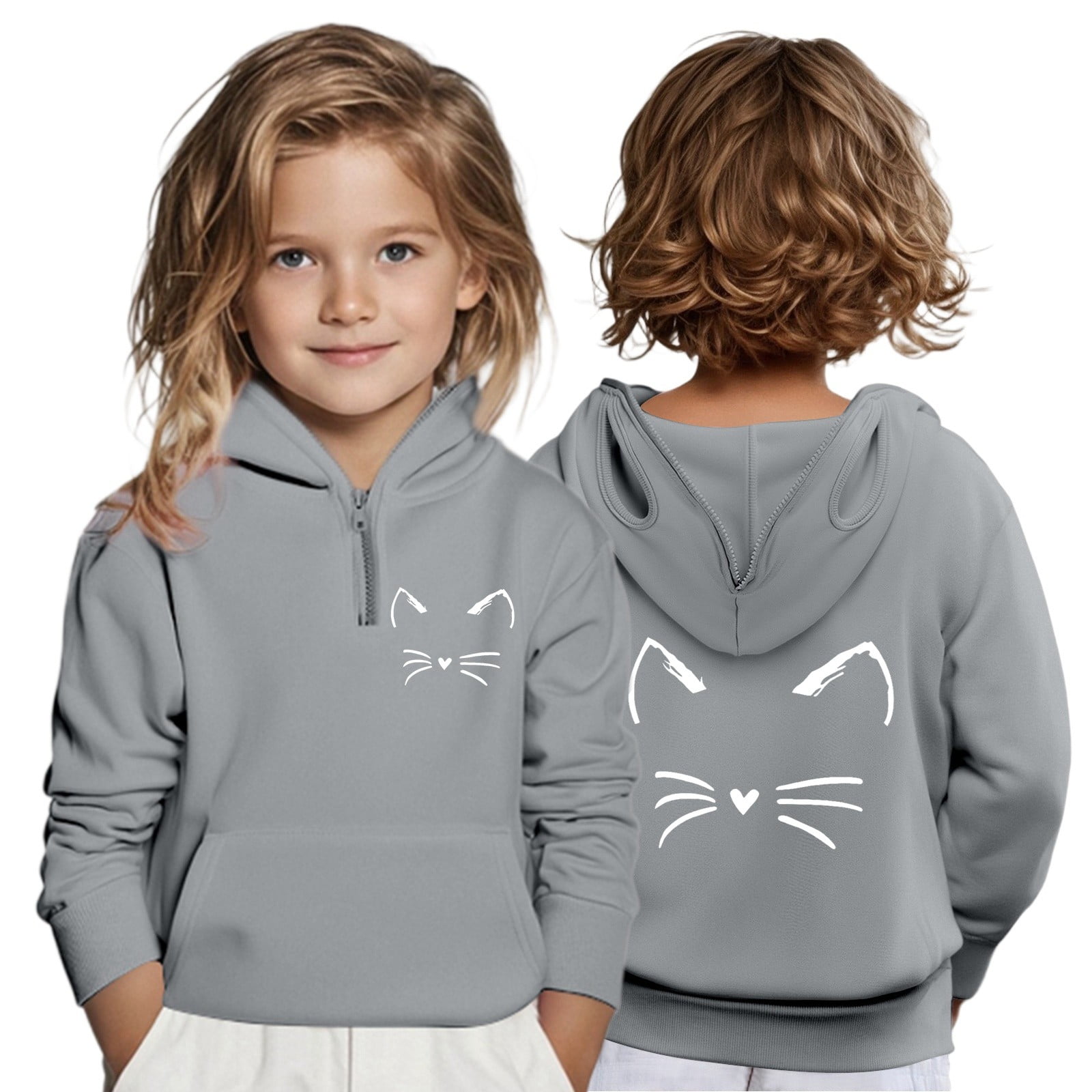 ００３YETI GIRLS Stitch Toddler Girls Quarter Zip Top, Sizes 12 Months - 5T