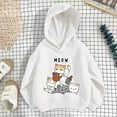 thumbnail image 1 of Tfken Toddler Kids Girls Sweatshirt Size 3-4 Years Cartoon Print Trendy Tops Long Sleeve Pink Pullover Sweater, 1 of 3