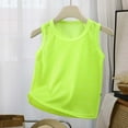 thumbnail image 1 of Tfken Toddler Tankn Boys Vest Crew Neck Sleeveless Solid Color Tops Trendy Casual Tank Green Size 2-3 Years, 1 of 3
