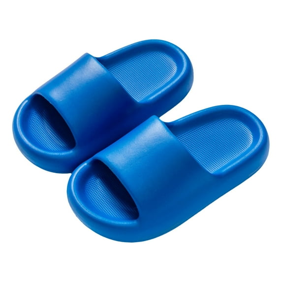 Tfken Toddler Unisex Child Slippers Slippers Eva Girls Boys Slippers Blue Size 9-10 Years