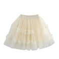 thumbnail image 1 of Tfken Trendy Skirts For Girls Soft Daily Wear Holiday Elastic Waist Tutu Tulle Skirts For Party Fashion Kids Comfy Clothes Size 12-24 Months, 1 of 9