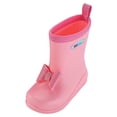 thumbnail image 1 of Tfken Unisex Boys Girls Rainboots Casual Water Shoes Outdoor Play Mid-Calf Rain Boot With Bowknot Lightweight Outerwear Fashion Cute Kids Booties Footwear Size 2.5-3 Years Pink, 1 of 5