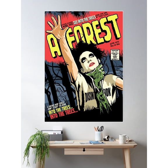 Tfts | Forest Poster Wall Art, Modern Wall Decor For Living Room Bedroom, 12x18 UNFRAMED
