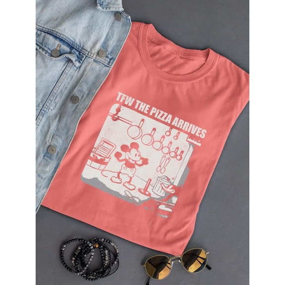 Tfw Ehe Pizza Arrives T-shirt Color Women's -SmartPrintsInk Designs
