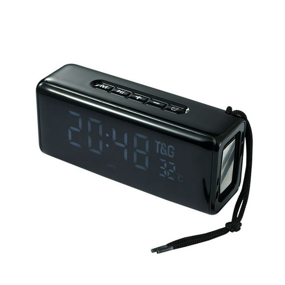 Tg174 bluetooth speaker wireless column loudspeaker sound system desktop alarm clock function subwoofer boombox caixa de som