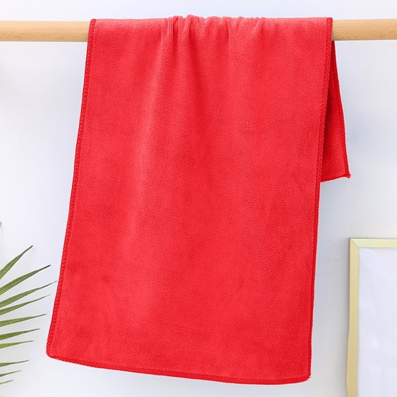 Tgbvmt 11.8x23.6 Inch Thickened Car Drying Towel Double Sided Super Water Absorption Lint Free Scratch Resistant Paint Protection Strong Decontamination Multi Purpose Auto Cleaning Cloth Accessory