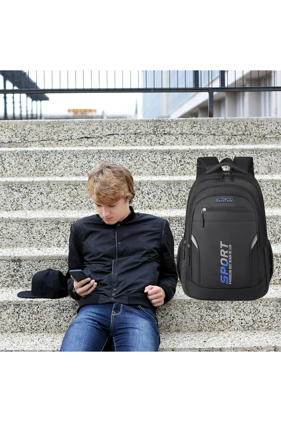 16 Inch Laptop Backpack Business Slim Large Capacity Waterproof Multi-Pocket for Men Women College School Travel Camping Outdoor Activities Tech Electronics Daily Commute Computer Bag