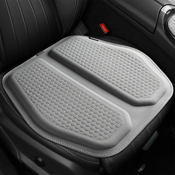 Tgbvmt 18.31 Inch Split Gel Car Seat Cushion Ergonomic Curve Support Pressure Relief Non Slip Bottom Machine Washable Built In Handle Universal For Cars Office Wheelchairs Gaming Chairs Pad