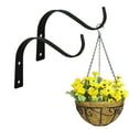 thumbnail image 1 of Tgbvmt 2-Pack 4.5-Inch Iron Wall Hooks Heavy-Duty Rust-Proof Multipurpose Hangers for Plants Lanterns Wind Chimes Feeders Holiday Decor Indoor Outdoor Garden Porch Patio Fence, 1 of 7