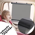 thumbnail image 1 of Tgbvmt 2 Pack Retractable Car Window Shades, 15.7x17.7 Inch Sun Protection for Side Windows UV Blocking Mesh for Baby Pet Safety Adjustable Size Easy Install with Suction Cups Hot Weather Protection, 1 of 9