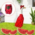 thumbnail image 1 of Tgbvmt 23In Porch Geese Outfits Spring Outdoor Patio Decor Weather Resistant Cloth Material Multi Purpose Fit Standard Cement Plastic Geese Statue For Yard Garden Party Holiday Decorations Decor, 1 of 8