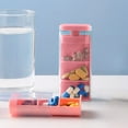 thumbnail image 1 of Tgbvmt 3 Compartment Portable Pills Organizer Clear Slide Out Designs With Separate Sections Thickened Daily Medication Box Transparent Partition Storage Case For Vitamins Supplement Travel Home Use, 1 of 6