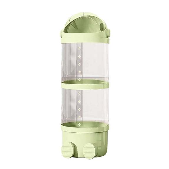 Tgbvmt 3-Layer Vertical Toy Storage Tube Visible Storage Stuffed Animals Organizer Slim Profile Quick Retrieval Plushies Storage Cylinder Apartment Dorm Room Home Corner Toy Storage Bin