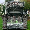 thumbnail image 1 of Tgbvmt 31.49 Inch Halloween Car Trunk Graveyard PVC Sticker Waterproof Sunproof Residue Free Easy Peel Application Tombstone Spider Web Decor for SUV Garage Arches Walls Indoor Outdoor Auto Accessory, 1 of 6