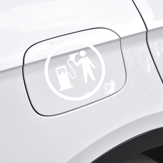 Tgbvmt 5 Inch Car Funny Decorative Stickers Personalized Exterior Decoration Scratch Covering Effect Reflective Night Driving Visibility Universal for Cars SUVs Trucks Vehicle Exterior Sticker