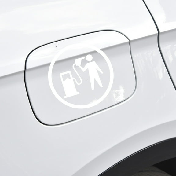 Tgbvmt 5 Inch Car Funny Decorative Stickers Personalized Exterior Decoration Scratch Covering Effect Reflective Night Driving Visibility Universal for Cars SUVs Trucks Vehicle Exterior Sticker