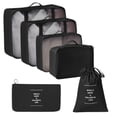 thumbnail image 1 of Tgbvmt 6 Piece Travel Storage Bag Set Multifunctional Packing Cubes Luggage Organizer Efficient Sorting Storage Solution for Travel Business Trip Vacation Party Favors Decor Travel Supplies, 1 of 5