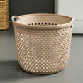 thumbnail image 1 of Tgbvmt 7.68In Desktop Hollow Storage Basket Open Design Large Capacity Breathable Structure Space-Saving Organizer For Bathroom Bedroom Towels Bedding Toiletries Miscellaneous Items Storage, 1 of 8