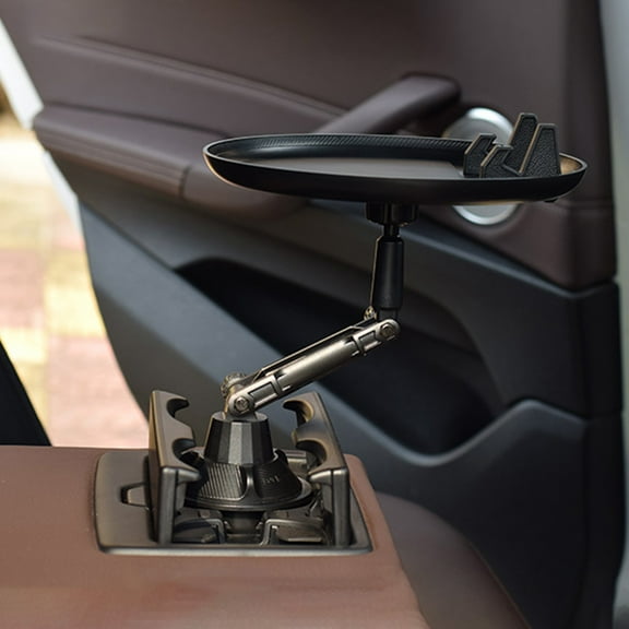 Tgbvmt 8.3In Car Cup Holder Expander with Detachable Tray Extendable Base 40lbs Load Bearing Dual Cup Position U Shaped Slot Anti Slip Stable Fit for Cars Trucks RVs Auto Interior Organizer Accessory