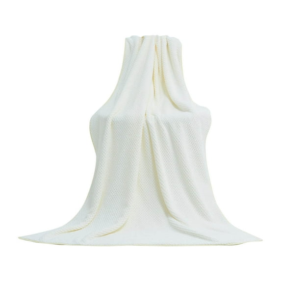 Tgbvmt Adult Cotton Towel Quilt 66.9x35.4 Inches Soft Absorbent Lightweight Blanket Multipurpose Nap Throw Sofa Bed Travel Dormitory Home Office Decorative Comfort Bedding Use