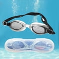 thumbnail image 1 of Tgbvmt Adult Swimming Goggles HD Anti-Fog Waterproof Large Frame Multi-Layer Coated Scratch-Resistant for Men Women Swimming Diving Beach Pool Training Water Sports Clear Vision Goggles, 1 of 6