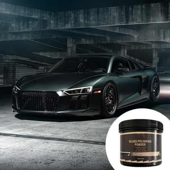 Tgbvmt Auto Glass Polishing Powder for Oil Film Removal, Effective Stain Remover for Windshields and Automotive Glass, Restores Transparency and Smoothness, Easy to Apply for DIY Car Maintenance