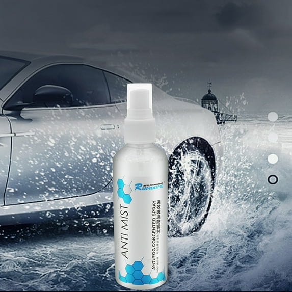 Tgbvmt Automotive Antifog Agent, 100ml Windshield Defogger for Clearer Vision, Water Repellent Coating for Car Glass, Quick Fog Removal for Safer Driving in Rainy Weather and Snowstorms