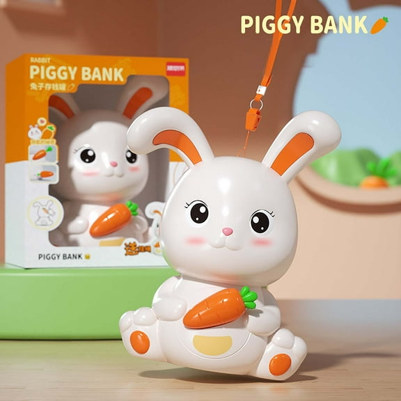 Tgbvmt Bank New Year Figurine Coin Bank Money Saving Jar for Kids Christmas Valentine's Day and Special Occasions Large Opening for Easy Money Insertion with Decorative Shape for Kid's Room or Desk