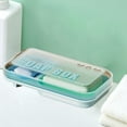 thumbnail image 1 of Tgbvmt Bathroom Soap Box with Lid Draining European Printing Plastic Storage Container Home Travel Outdoor Modern Non-Slip Organizer Small Size Convenient Use Household Bathroom Essentials, 1 of 6