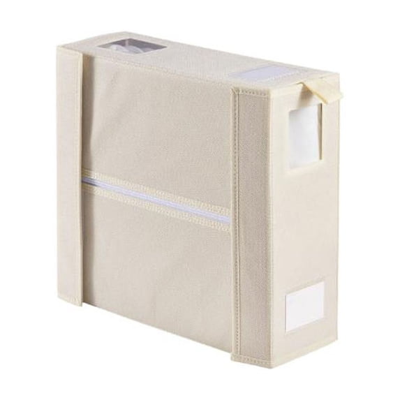 Tgbvmt Bed Sheet Four Piece Storage Box Double Side Access Transparent Window Design Organizer For Bedding Linens Pillowcases Sheets Bedroom Wardrobe Closet Home Closet Decor Boxes