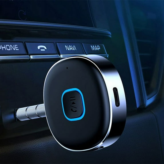 Tgbvmt Bluetooth 5.0 Receiver for Car, Noise Cancelling AUX Adapter, Bluetooth Music Receiver for Home Stereo, Wired Headphones for Hands-Free Calls, Holiday Car Accessories