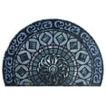thumbnail image 1 of Tgbvmt Bohemian Semi-Circular Doormat Entryway Crystal Velvet Non-Slip Floor Mat Soft Comfortable Stylish Rug Hallway Front Door In/Outdoor Home Decor Living Room Bedroom Entry Mat House Entrance, 1 of 5