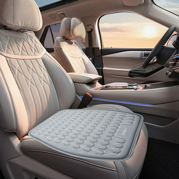 Tgbvmt Car Back Cushion with Ventilation, Cooling and Comfortable for Long Trips, Supports Your Back and Hips, Perfect for Car Travel, Daily Commuting, and Summer Heat Relief