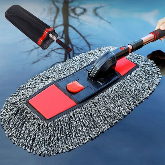 Tgbvmt Car Cleaning Brush with Soft Bristles Dirt Removal and Waxing Tool for Vehicle Exterior Non-Scratch Cleaning Easy Grip Handle Multi-Purpose Ideal for Cars Trucks Restores Shine