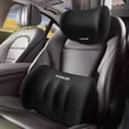 thumbnail image 1 of Tgbvmt Car Headrest and Lumbar Support Pillow Set, Ergonomic Neck and Back Rest Cushion for Comfortable Driving, Multi-functional Support for Car, Office, Home Use, for Long Drives and Travel, 1 of 9
