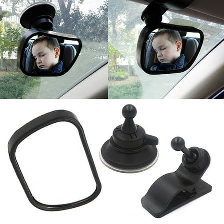 Tgbvmt Car Mirror Baby Rearview Mirror, Shatterproof & Adjustable, Safe for Parents to Monitor Baby in Backseat, Easy Installation with Suction Cup & Clip, Compatible with Most Cars
