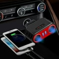 thumbnail image 1 of Tgbvmt Car Mounted Cigarettes Lighter Adapter, 12V/24V Splitter with USB Charging Ports, Multifunctional Car Charger for Phones, GPS, Dashcam & More, Ideal for Road Trips & Family Cars, 1 of 9