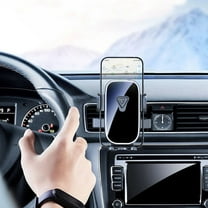 Tgbvmt Car Phone Mount Gravity Locking with Stable Clamping Adjustable 360° Rotation for Dashboard Windshield Use Compatible with iPhone Samsung 4.7-7 Inch Phones for Safe Hands-Free Driving