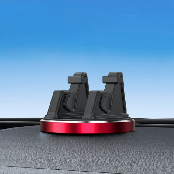 Tgbvmt Car Phone Stand Suction Cup 360 Degree Rotation Auto Dashboard Holder Metal Universal Hands-Free Mount for Navigation Shock Absorption on Bumpy Roads for Easy Viewing and Safe Driving