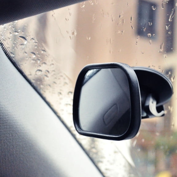 Tgbvmt Car Rearview Mirror Windshield Suction Cup Auxiliary Observation Mirror HD Wide View Anti-Explosion Car Assist Mirror for Car Driving Auto SUV Truck Vehicle Safety Daily Driving Auto Accessory