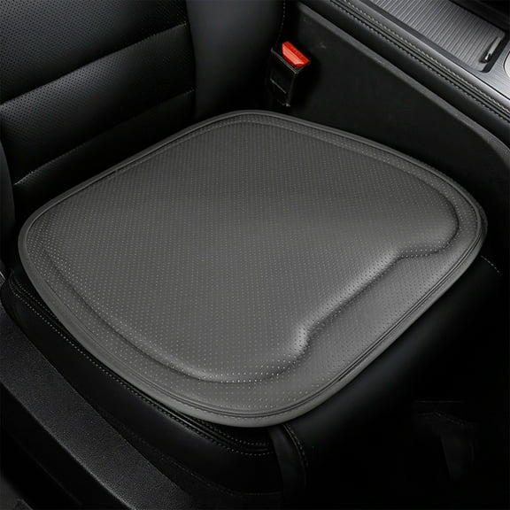Tgbvmt Car Seat Cushion, Four Season Ventilated Seat Cushion, Leather Material for Comfortable Driving Experience, Breathable and Ventilated Cushion for Driver's Seat, Ideal for All-year Use