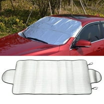 Tgbvmt Car Snow Ice Protector Reversible Aluminum Film Winter and Summer Protection for Windshield Sunshade Easy to Fold and Store Lightweight Multi-Purpose for Year-Round Use Essential Car Item