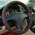 thumbnail image 1 of Tgbvmt Car Steering Wheel Cover 38CM Universal Artificial Leather Non-Slip Comfortable Soft Breathable All Season Protection for Steering Wheel Enhances Interior Decor and Driving Experience, 1 of 6