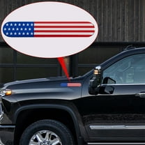 Tgbvmt Car Stickers, Three-Dimensional Flag Decals for Vehicle Exterior, Scratch Resistant Aluminum Alloy for Stylish Look and Customization, Easy to Install for All Cars