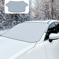 Tgbvmt Car Windshield Snow Cover Full Protection with Easy Installation, Durable Antitheft Design, Reflective Strips for Enhanced Safety, All-Weather Front Window and Side Mirror Shield for Vehicles