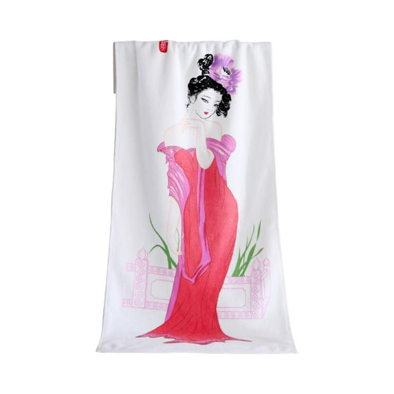 Tgbvmt Color Changing Microfiber Towel, Soft Bath Towel with Temperature-Responsive Design 29.53"x13.78", High Absorbency for Bath, Pool & Gym Use, Multi-Purpose Color-Changing Towels for Fun Gifts