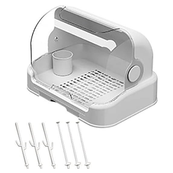 Tgbvmt Countertop Baby Bottle Drying Rack Removable Drip Tray Foldable Hygienic Storage Organizer For Baby Bottles Teats Pump Parts Nursing Accessories Compact Counter Space Saving Solution