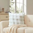 thumbnail image 1 of Cream Plush Sofa pillowcase 17.7x17.7in for Living Room Bed Headrest Comfort Throw Pillow Home Cushion Luxury Cozy Nap Pillow Modern Stylish Decor, 1 of 5