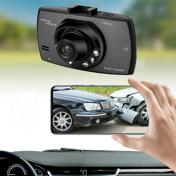 Tgbvmt Dash Camera for Cars 720P Car Dashboard Camera with Motion Detection Parking Monitoring Loop Recording 170° Wide Angle 24-Hour Protection for Car Security Ideal Daily Use Accident Recording